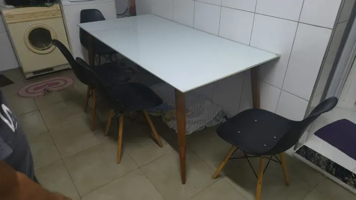 Mesa em Vidro temperado 1,80x0,90m