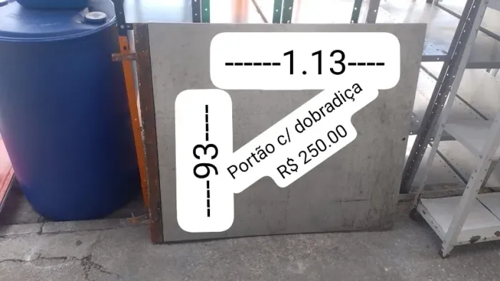 Portão de Inox