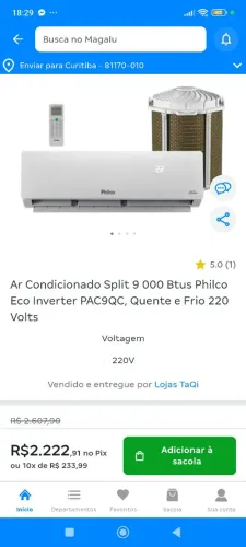 Ar condicionado 