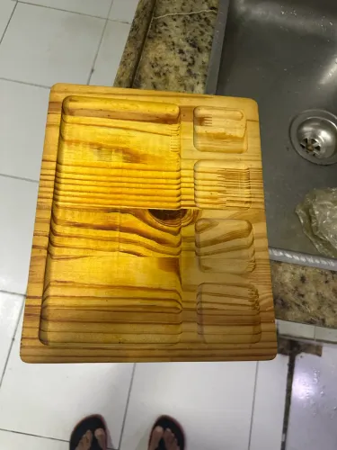 Tábua para petisco.
