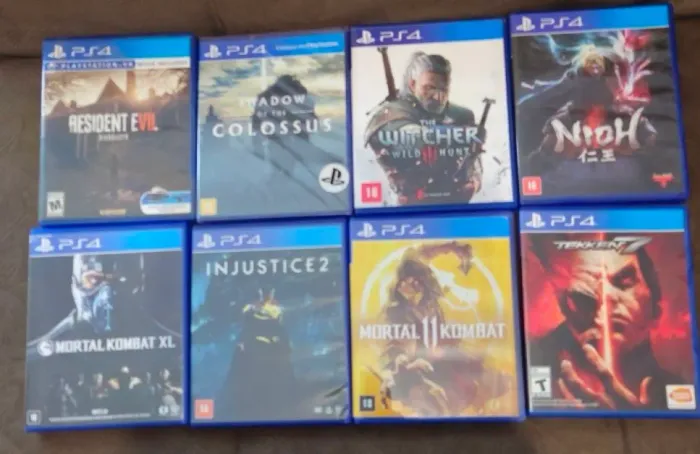 Vendo jogos de PlayStation 4