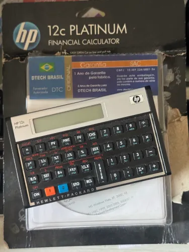 Calculadora financeira HP 12c Platinum