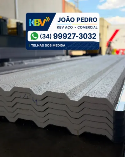 Telha Semi-Sanduíche - A partir de R$ 48 o metro