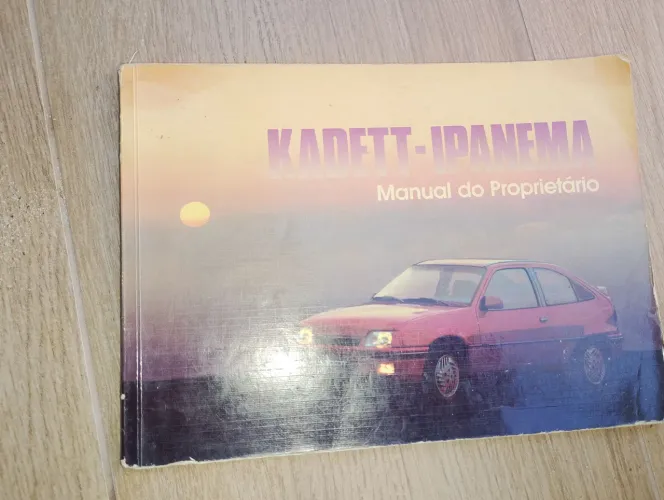 Manual do proprietário Kadett - Ipanema 92