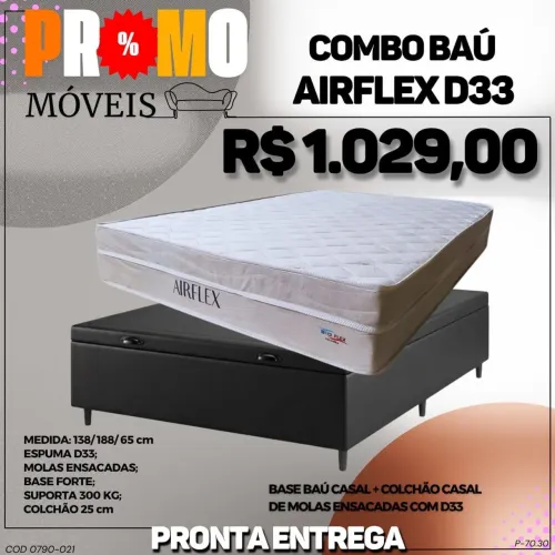 Cama Baú Airflex D33