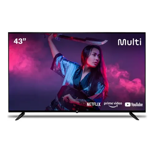 Smart Tv Mult nova com garantia de 11 meses com nota fiscal
