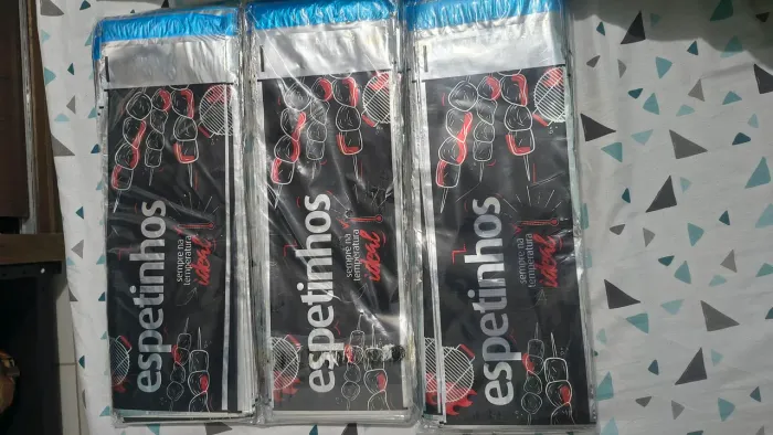 600 Sacos Térmicos para Espetinho com Lacre Adesivo - Delivery Churrasco