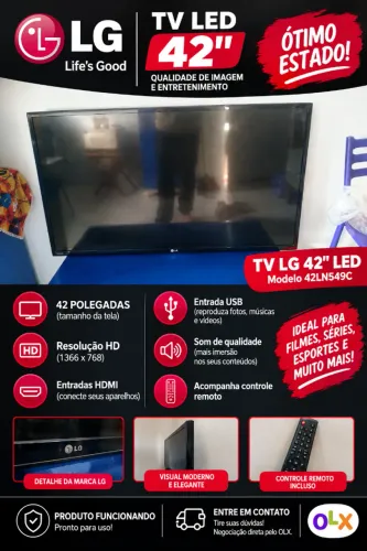 Tv LG 42 Polegadas