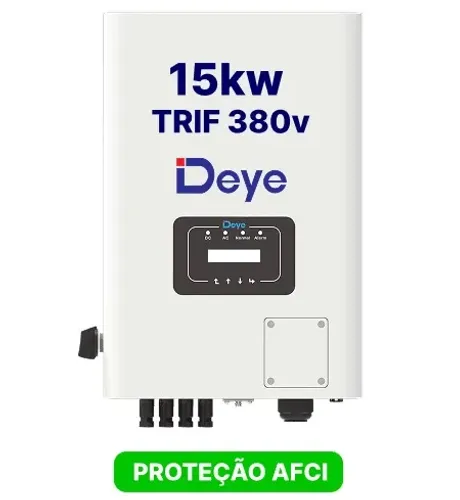 INVERSOR DEYE AFCI 15K ON GRID 380V 2MPPT