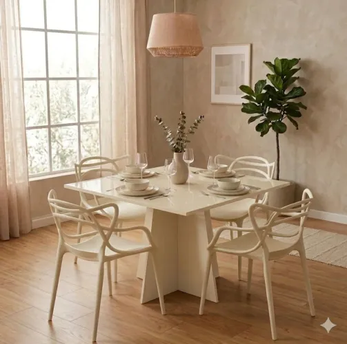 MESA DE JANTAR 4 CADEIRAS NOVAS MESMO MODELO DA FOTO FAÇO ENTREGA PAGAMENTO NA ENTREGA 