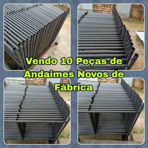 Vendo 10 Peças de Andaimes Novos de Fábrica na Promoção 