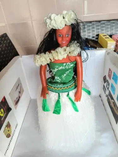 Boneca havaiana hula doll não dança