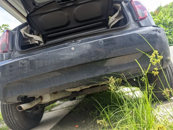 Parachoque traseiro Celta 2013