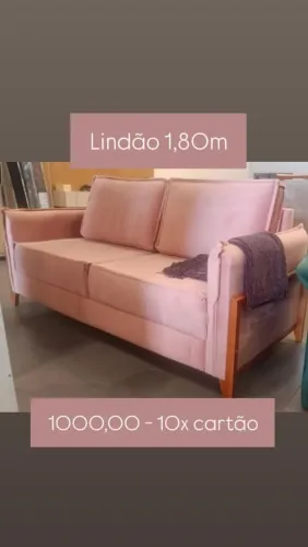 Sofá fixo - 1,80m rode