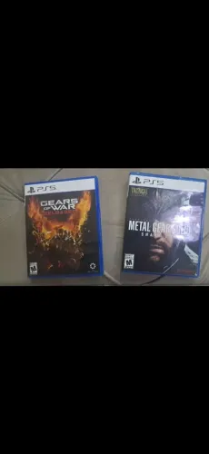 Jogos PS5 - Gears of War / Metal Gears Solid - Vendo separado