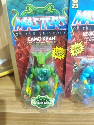 Camo Khan Mattel Creation Masters of the universe lacrado 