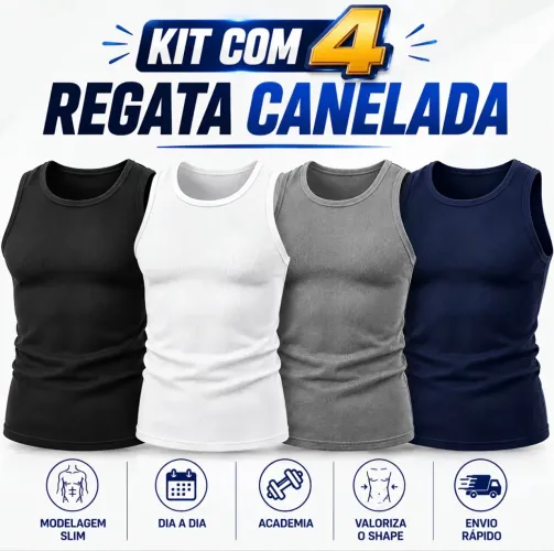 Vendo 4 camisas caneladas
