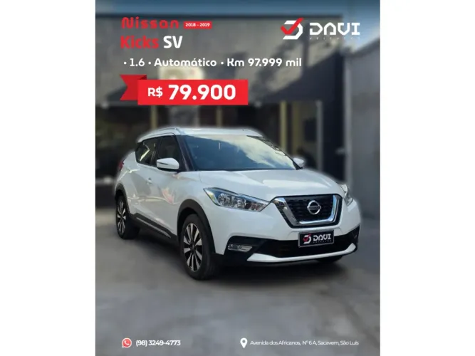 Nissan Kicks SV 1.6 16V Flexstar 5P Aut. 2019
