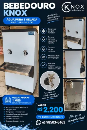 Bebedouro industrial