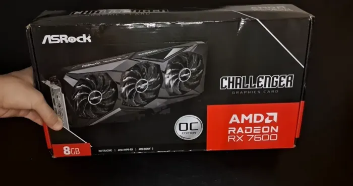 RX 7600 8GB ASRock Challenger OC NOVA Lacrada NF Garantia
