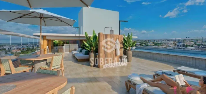 Flat com 1 dormitório à venda, 29 m² por R$ 410.000,00 - Ponta de Campina - Cabedelo/PB
