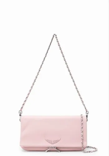 bolsa transversal zadig&voltaire rock rosa