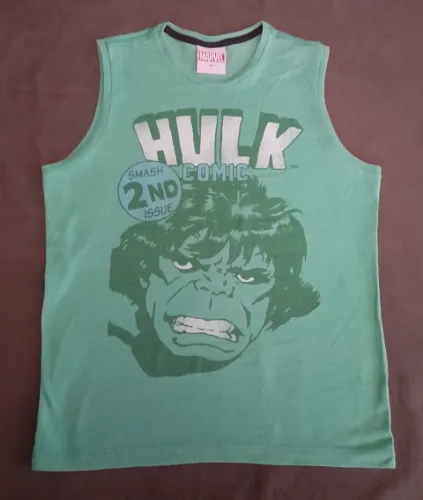 Camisa Marvel Hulk Tam 10 Anos (original / usada)