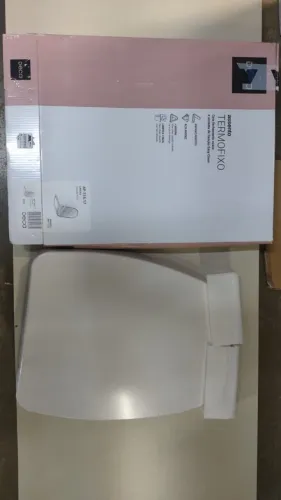 Assento termofixo com fechamento suave branco AP.516.17 VOGUE PLIS