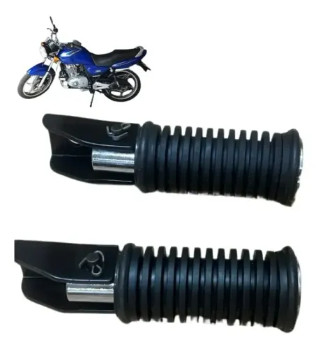 Par de pedaleira traseira c/ suporte yes 125 / intruder 125 - SUZUKI