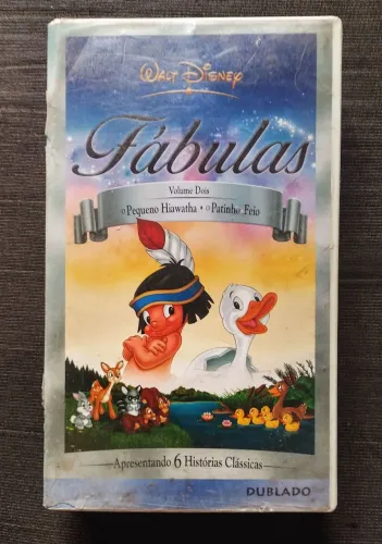 Fita VHS Disney Fábulas Vol. 2 Dublado