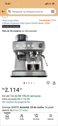 Máquina de café OSTER