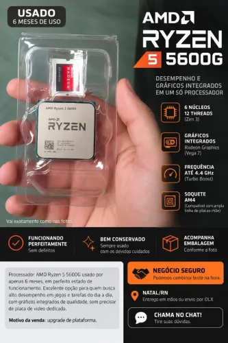 Vendo AMD Ryzen 5 5600G