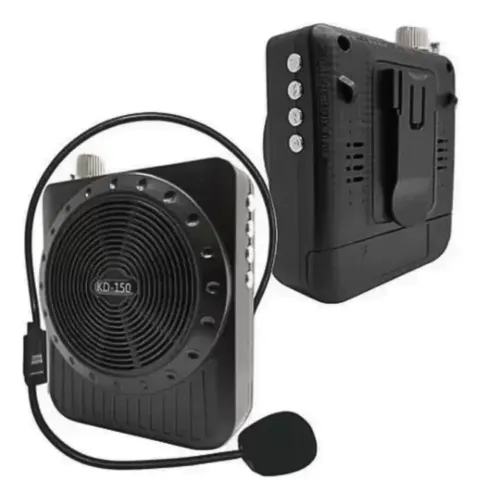 Microfone Kb-150 Megafone Amplificador De Voz Palestra