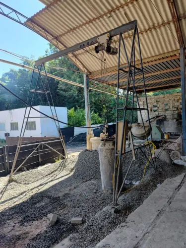 Maquina de tubos de concreto