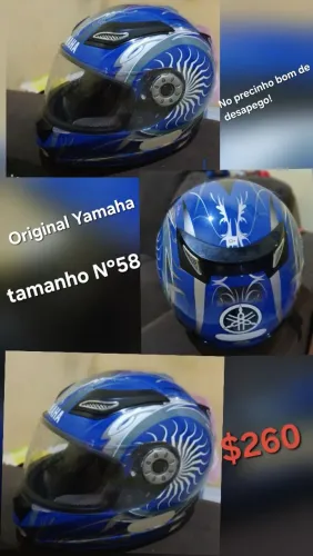 Capacete original Yamaha N°58