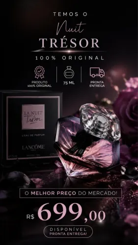 Perfume La Nuit Trésor Lancôme L?Eau de Parfum 75ml Original Lacrado
