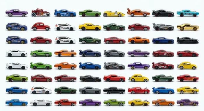 Kit com 10 carrinhos Hot Wheels sortidos 