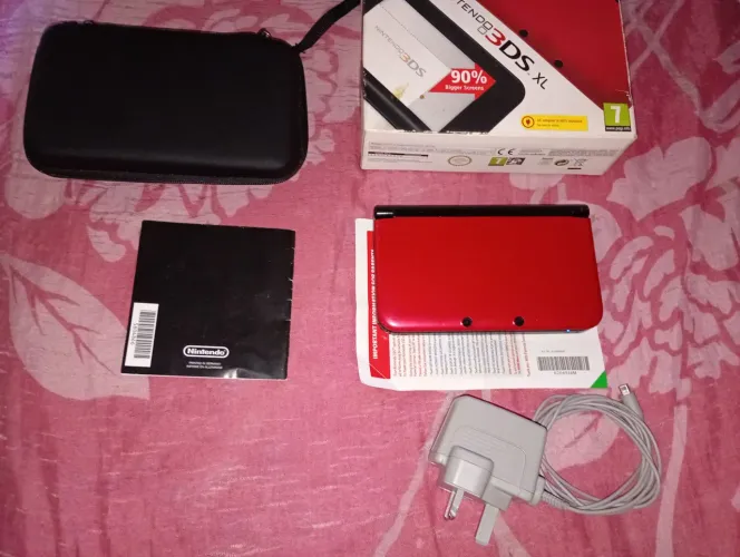 Nintendo 3DS XL desbloqueado com SD de 128 gigas cheio de jogos completo passo cartão