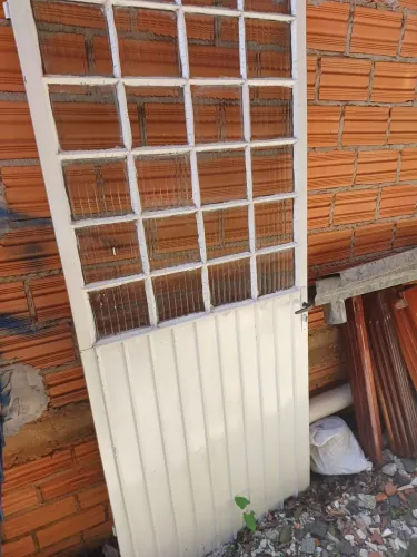 PORTA DE FERRO PARA CASA 2 UNIDADES