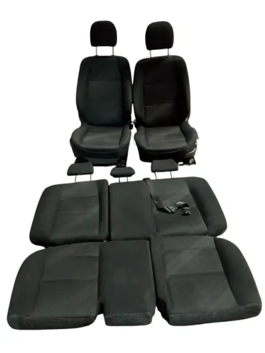 Jogo De Banco Peugeot 307 2008 Com Pequena Avaria Estofado Preto