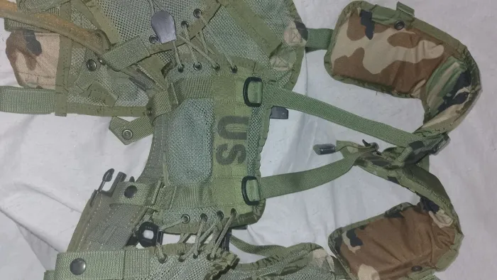 Suspensório militar americano woodland 