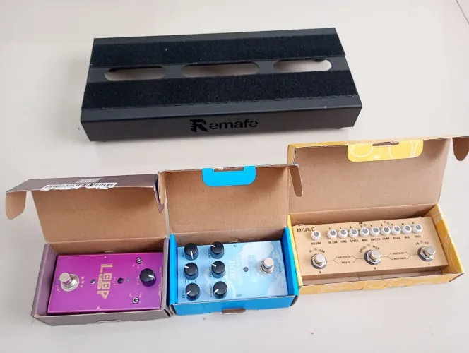 Pedal M-Vave Cube Baby: Acústico, Looper, Reverb