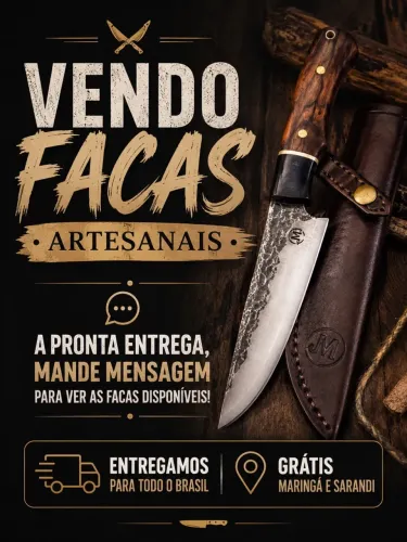 Facas Artesanais à Pronta Entrega!
