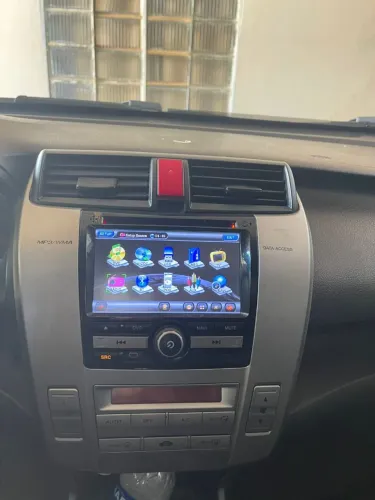 Multimídia com moldura Honda city CD/DVD