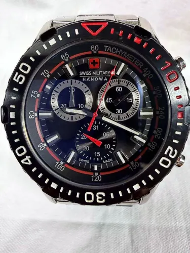 Relógio Swiss Military Hanowa X-Treme Chrono 06-5172 Safira Aço