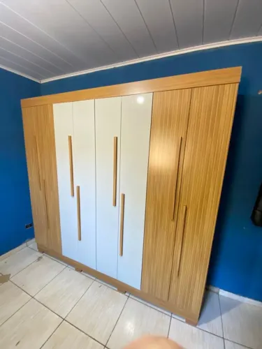Guarda Roupa Casal 8 Portas Novo Entrega Grátis