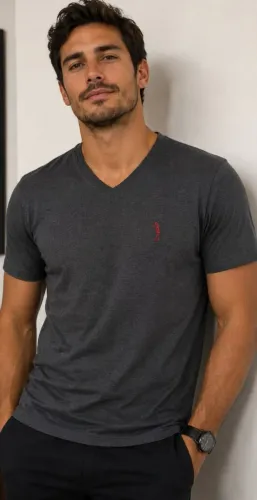 Camisa da Aleatory Cinza tamanho P, bonita, original, bem confortável, tecido macio, atual
