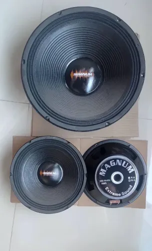 Altofalantes kit 3 altofalantes 1 sub 600w rms 8homs 15" -2 250w rms medio cada 8hms 10"