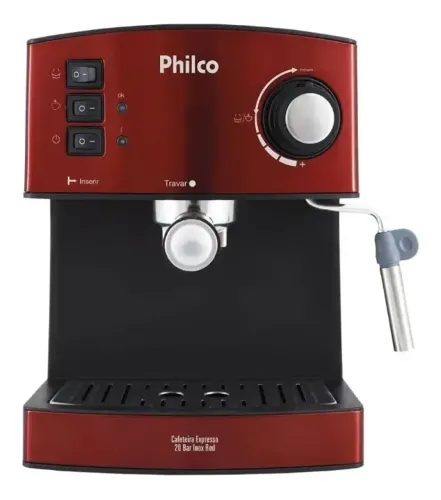Cafeteira Expresso Philco Coffee Express 20 Bar Inox Red 110v - Estado de Nova