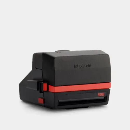 Polaroid 600 Cool Cam vermelha e preta - camera instantanea vintage